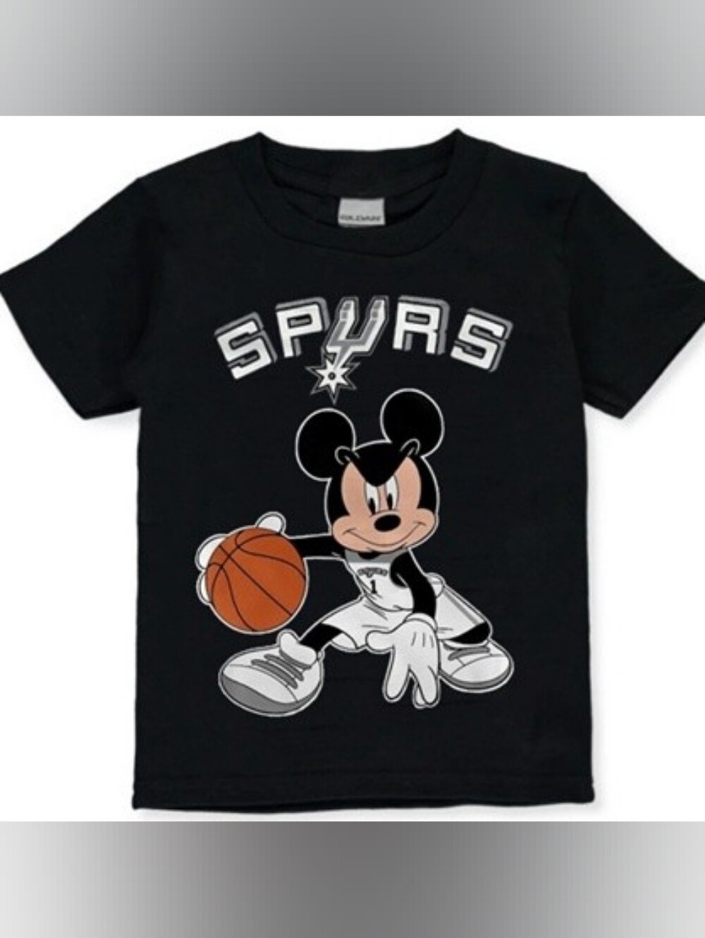 San Antonio Spurs Toddler Tee black 4T small